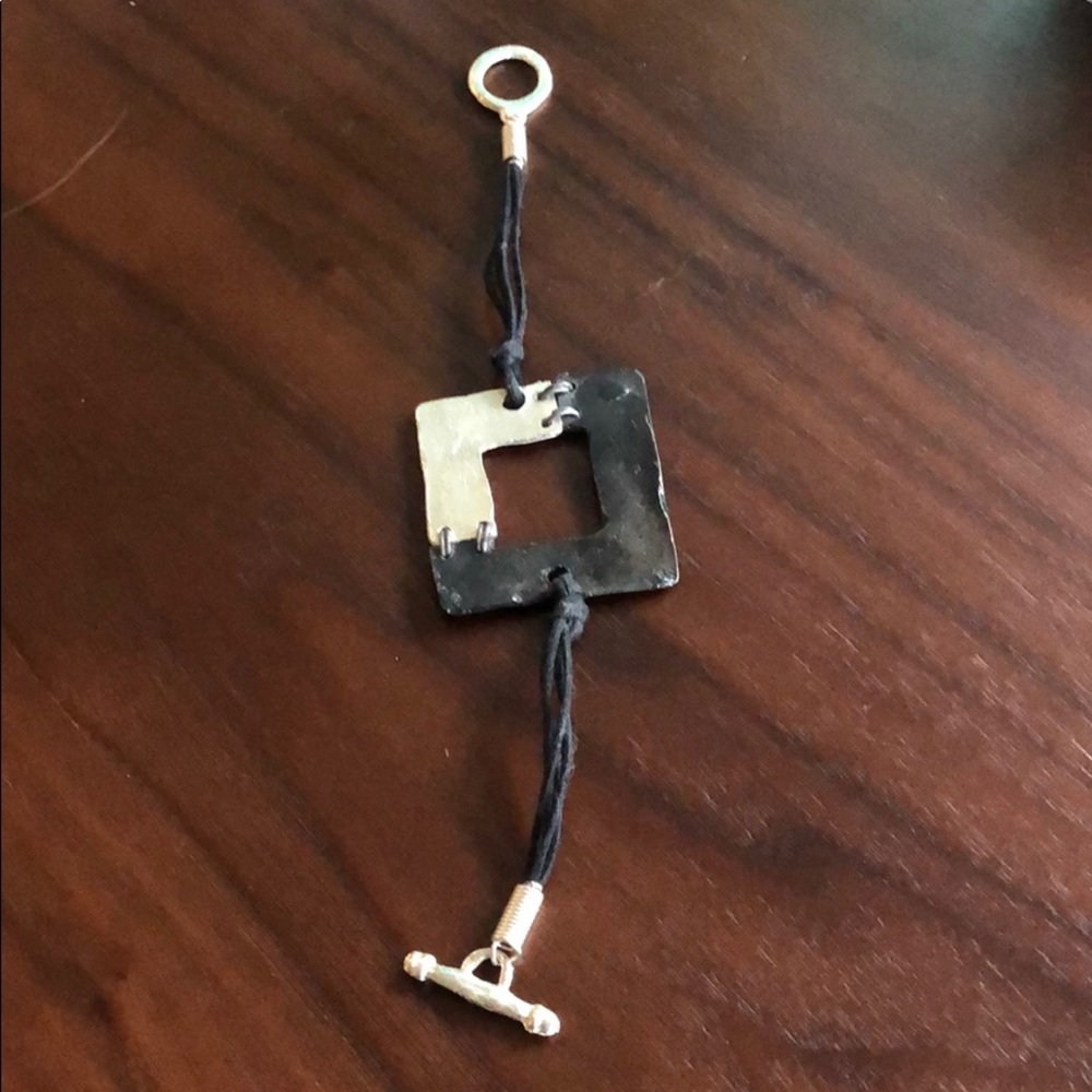 Two-Tone Metal Bracelet
